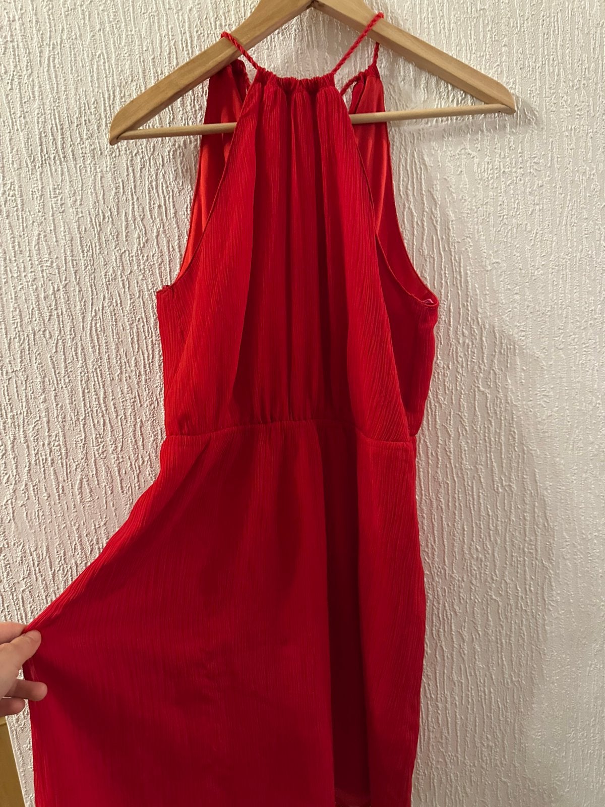 Elegante jurk tussen rood en bordeaux, Kleding | Dames, Jurken, Zara, Zo goed als nieuw, Rood, Ophalen