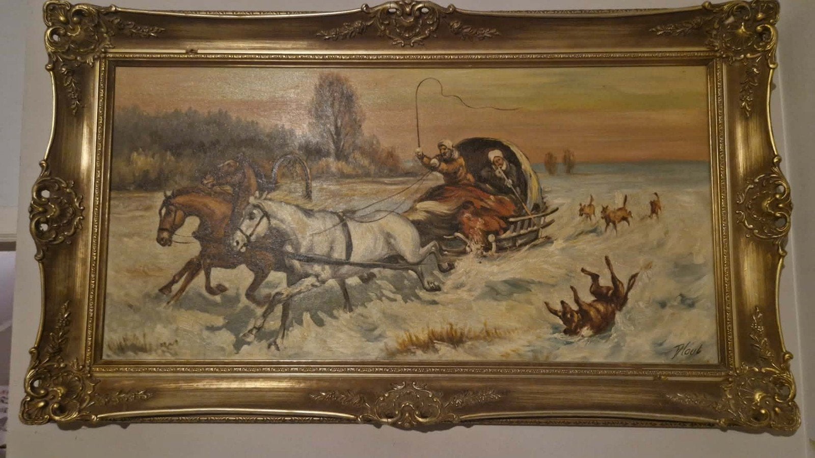 mooi schilderij gesigneerd, Ophalen, Gesigneerd