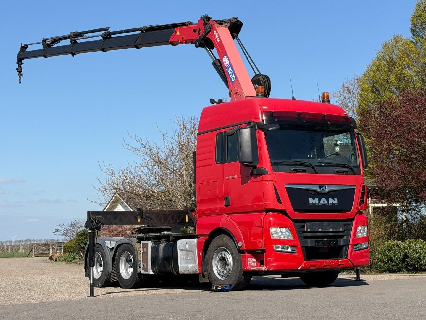 MAN TGX 28.460 6x2 ! 2019 ! HMF 32 tm ! GRUE ! TOP ! EURO 6, Achat, Euro 6, Entreprise, 2 places