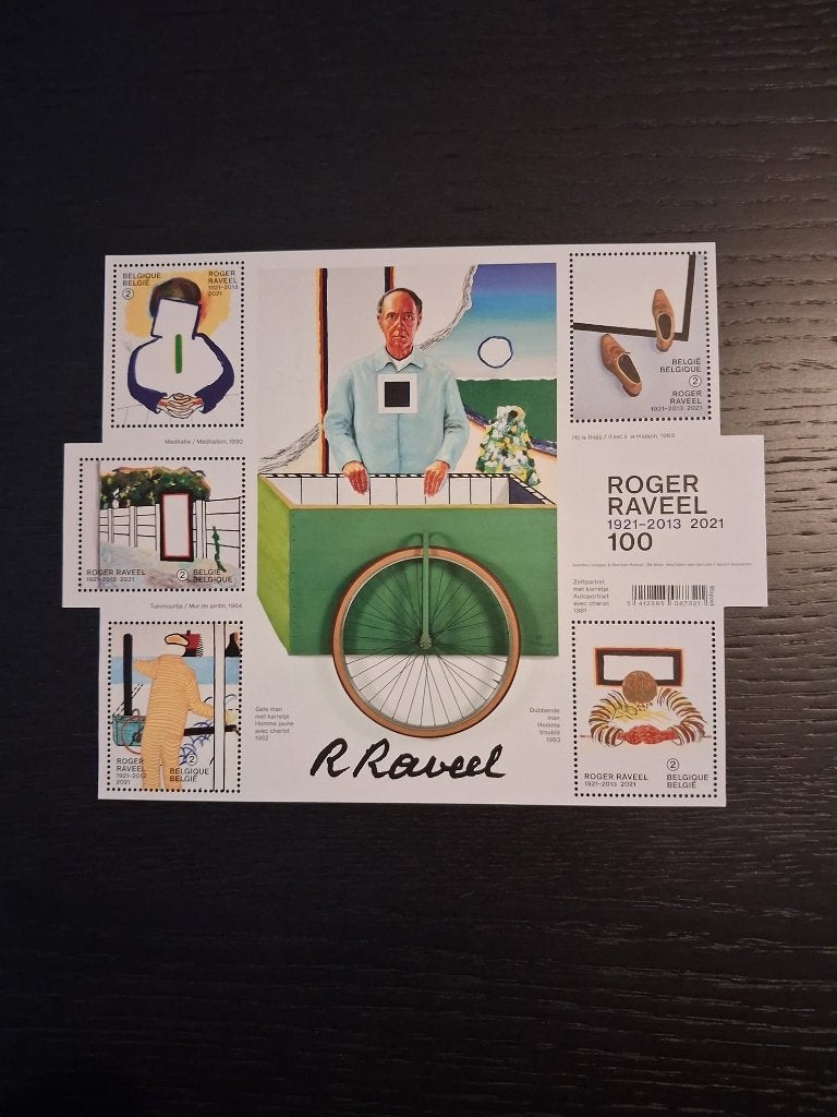 BL 296 Roger Raveel 2021, Neuf, Enlèvement ou Envoi, Non oblitéré, Gomme originale