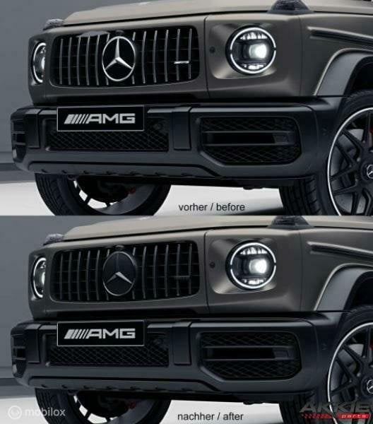 Mercedes G63 Amg Grille Facelift Dark W463 (18'-22") origi, Gebruikt, Ophalen of Verzenden