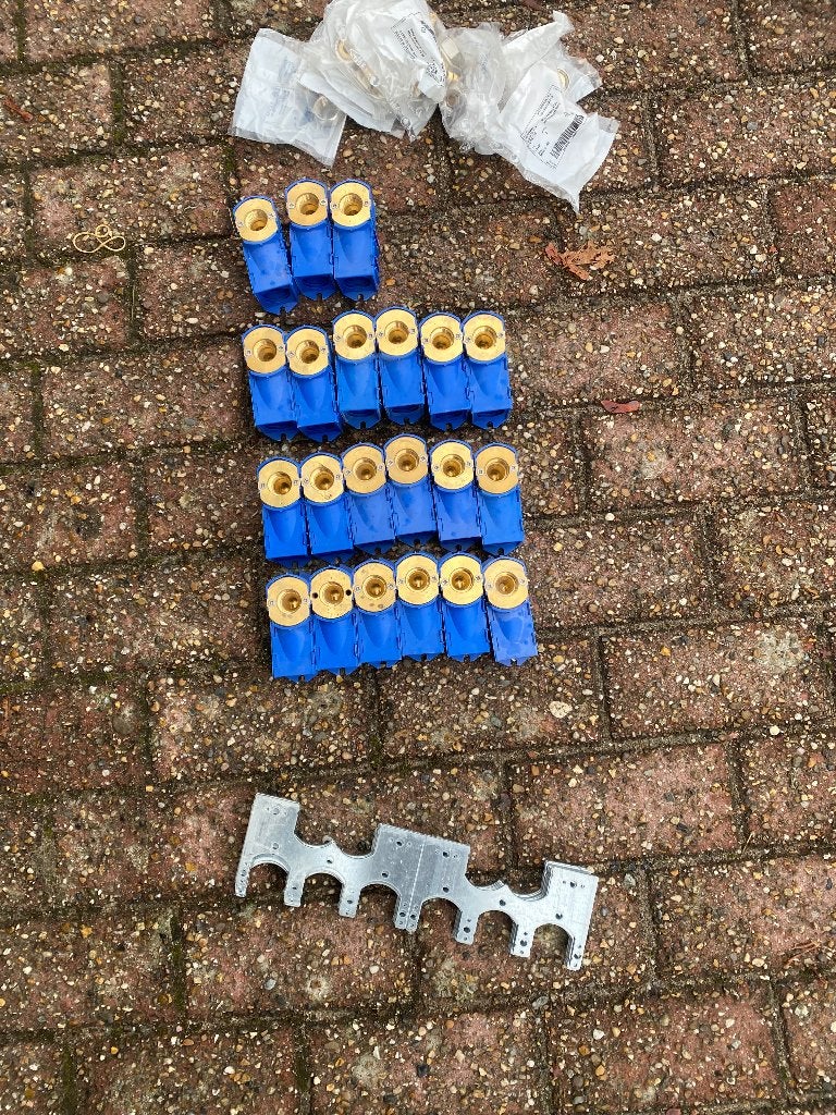 Begetube inbouwdoos 21 stuks, Bricolage & Construction, Enlèvement, Neuf, Cuivre, Autres types