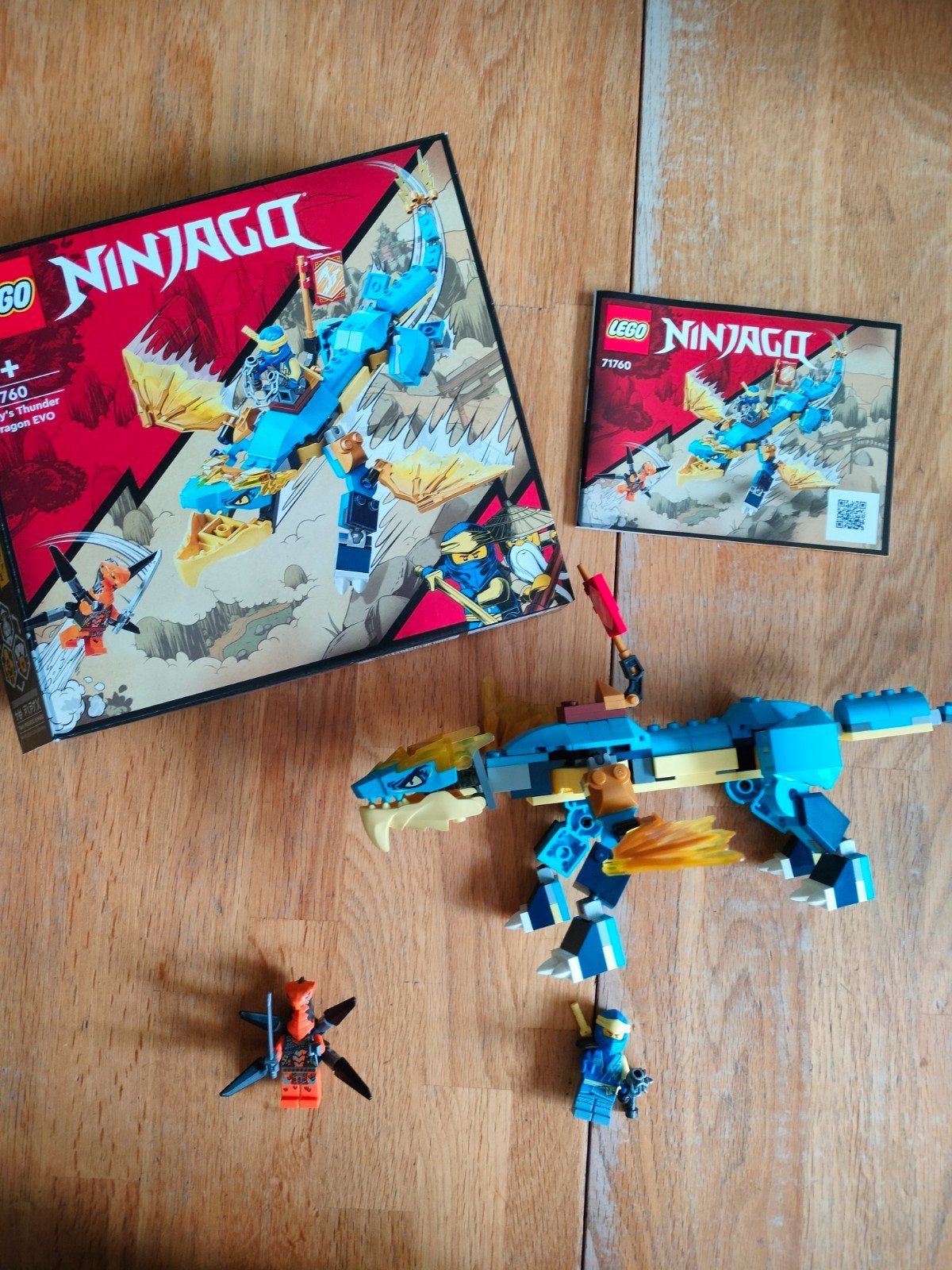 Lego Ninjago 71760 Jay's thunder dragon EVO, Ophalen of Verzenden, Compleet, Lego, Ninjago