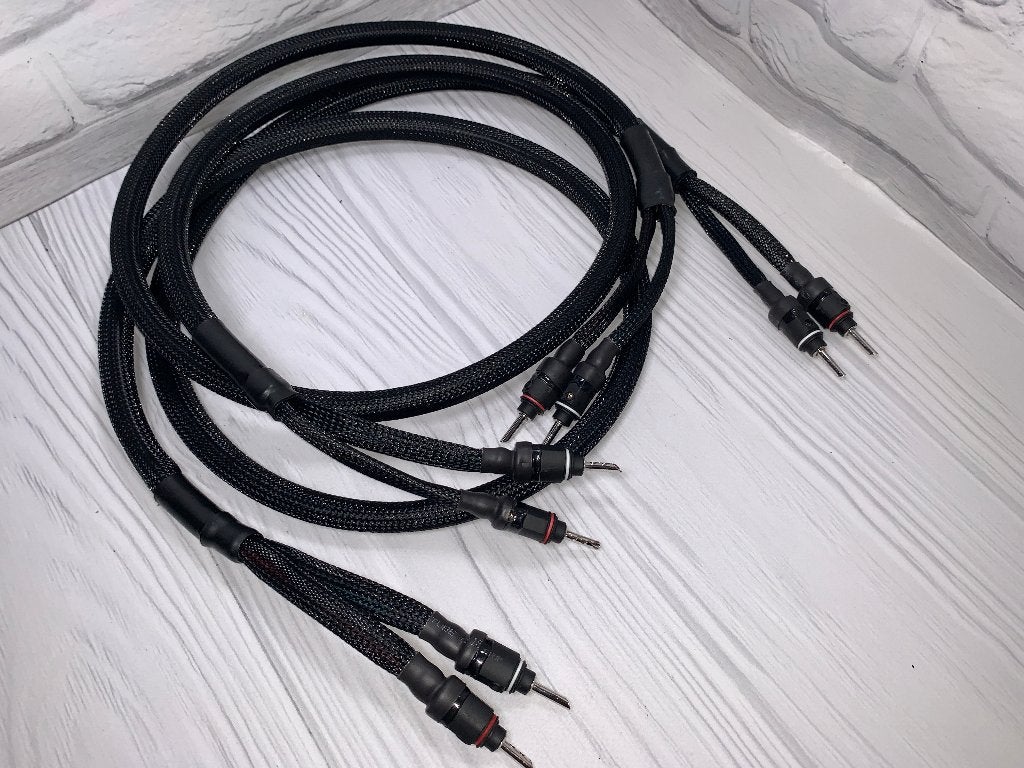 Silent Wire LS7 High-End Luidsprekerkabel (Duitsland), Ophalen, Zo goed als nieuw, Minder dan 2 meter, Luidsprekerkabel
