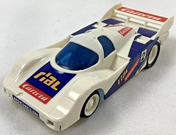 Carrera Profi Monaco Slotcar Rial Porsche 956 1:40 Vintage, Kinderen en Baby's, Speelgoed | Racebanen, Racebaan, Verzenden, Carrera