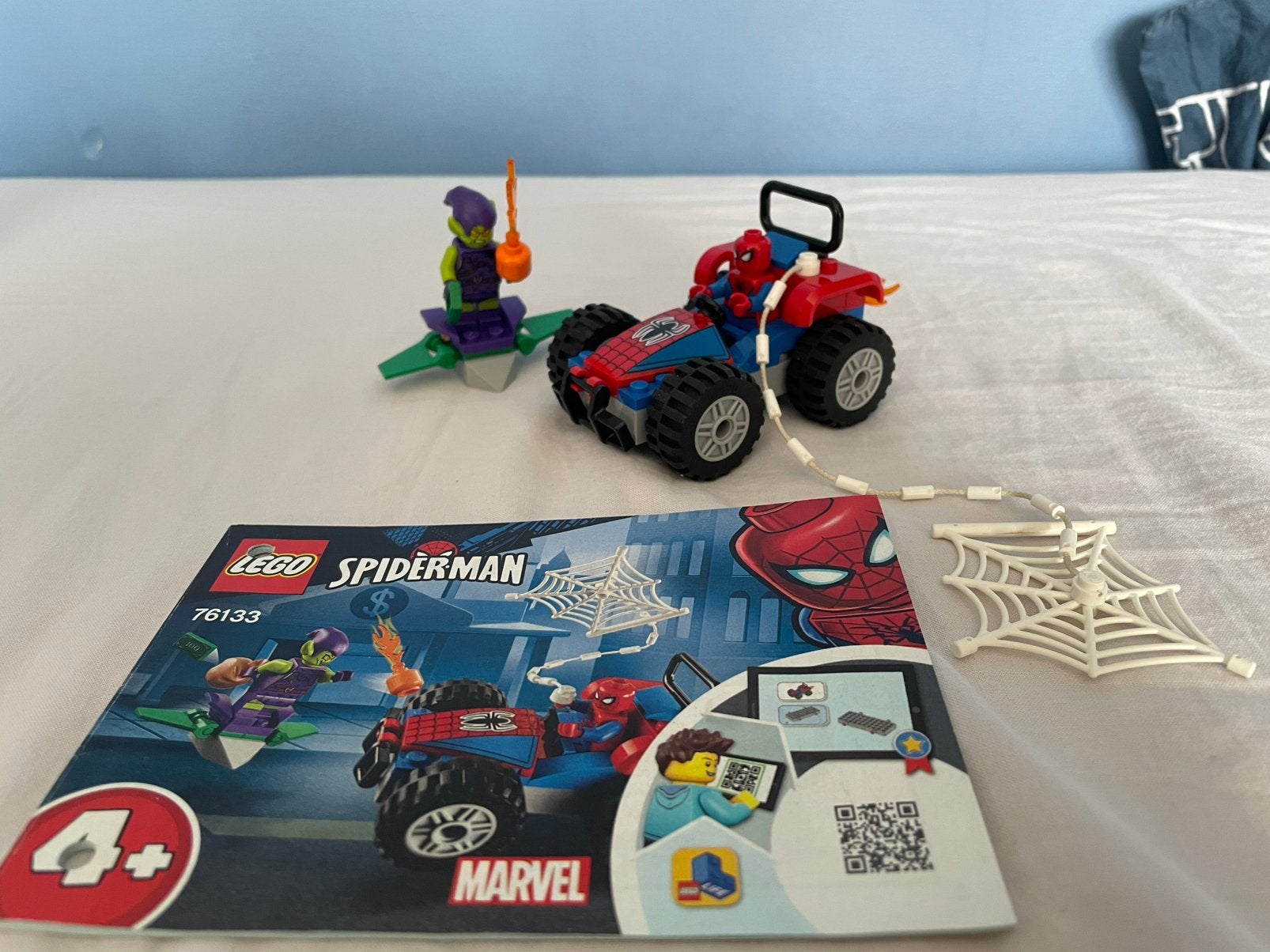 Lego spiderman auto achtervolging, Ophalen, Zo goed als nieuw, Lego