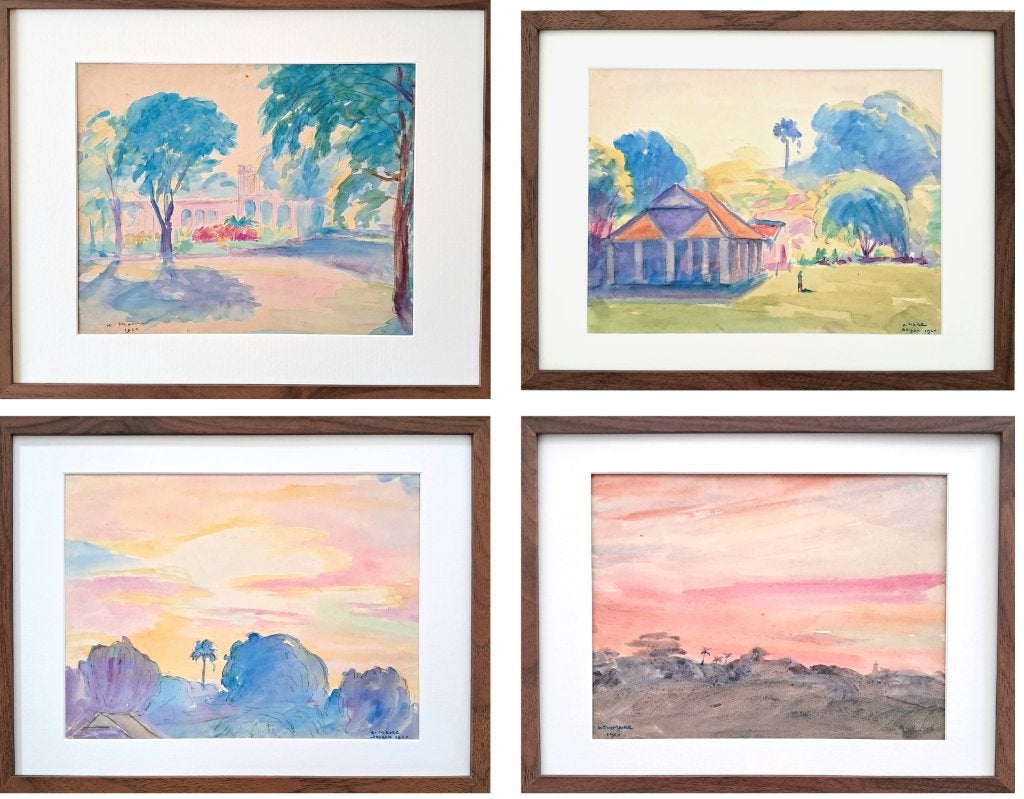 Aquarelschilderij van André Maire (beroemde schilder), Antiek en Kunst, Ophalen of Verzenden