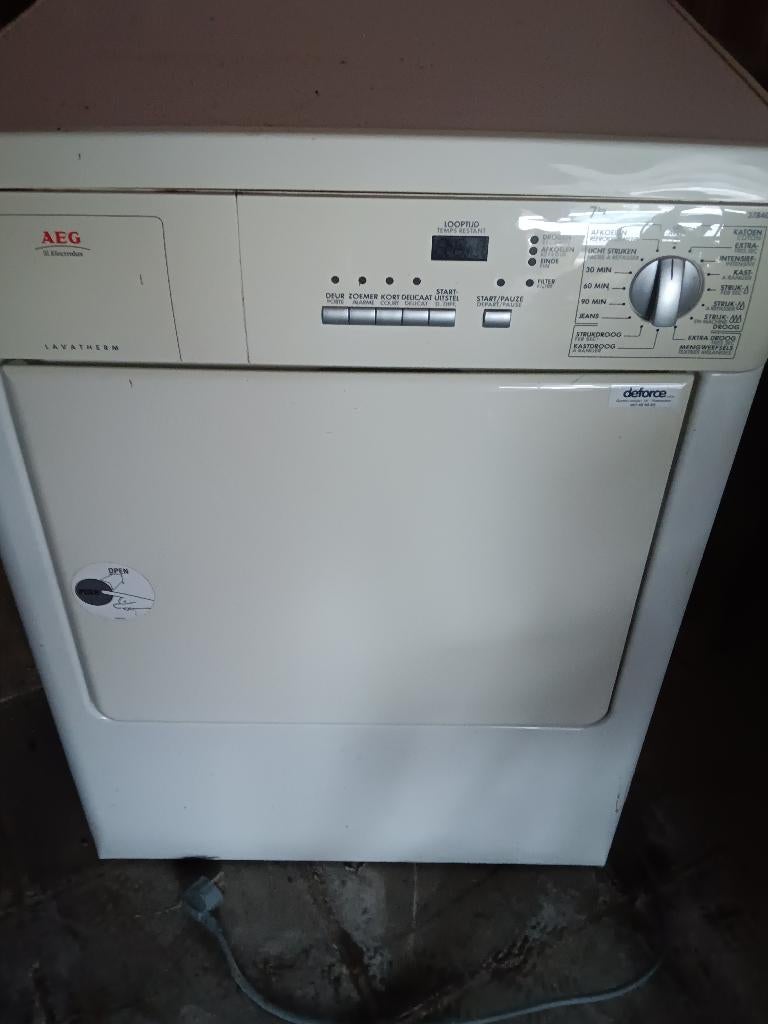 AEG droogkast te koop, Electroménager, 6 à 8 kg, Classe énergétique A ou plus économe, Comme neuf, Chargeur frontal