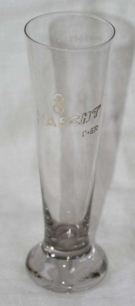 Haecht 8 superbier 25 CL Emaille glas, Enlèvement ou Envoi, Utilisé, Verre ou Verres