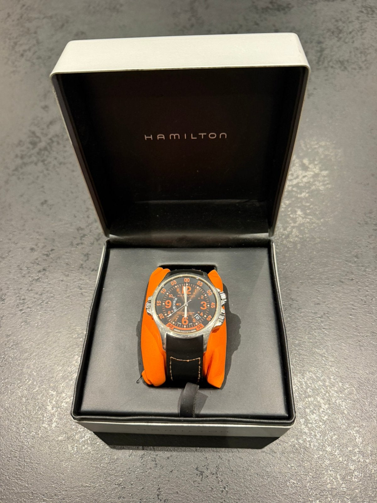 Hamilton Khaki Air Race GMT, Ophalen of Verzenden, Gebruikt, Polshorloge