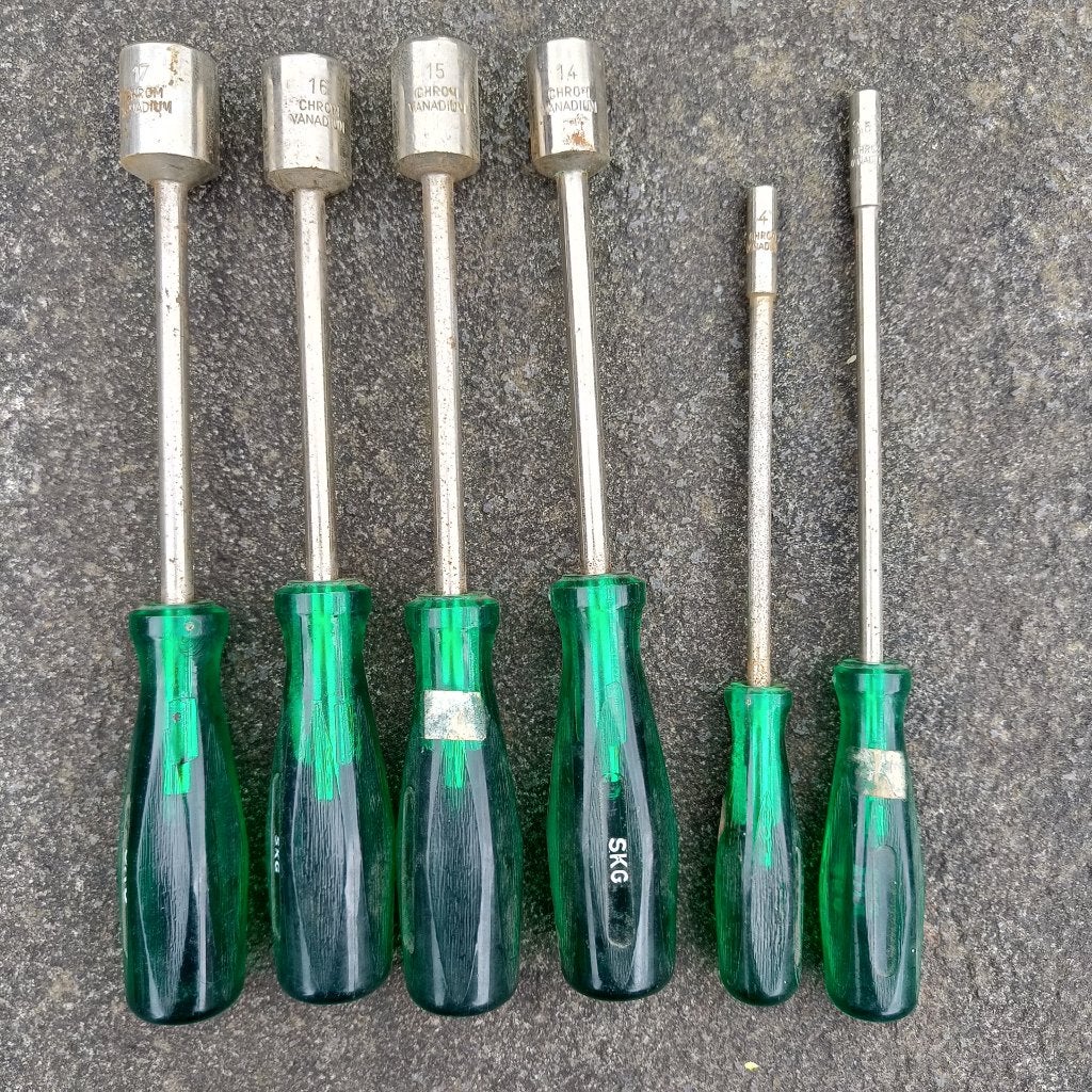 Dopschroevendraaier set, Ophalen, Gebruikt