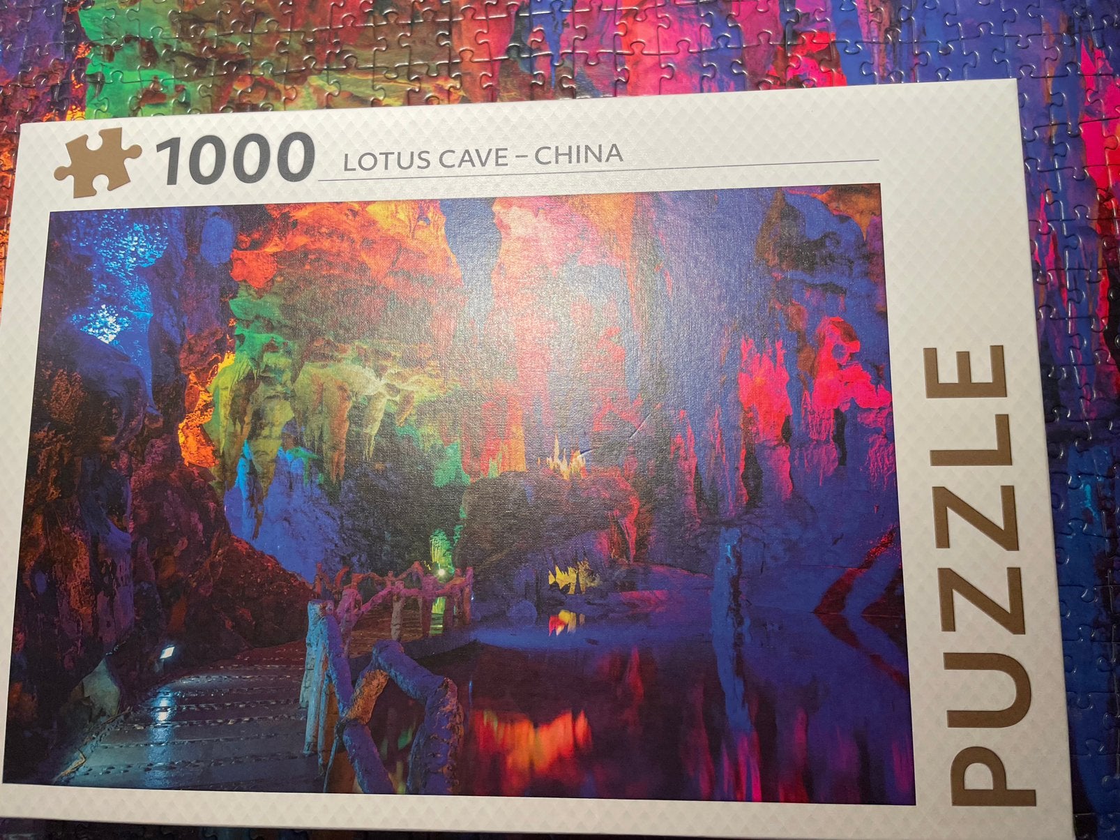Rebo - puzzle - 1000 stuks - Lotus Cave - China, Ophalen, Zo goed als nieuw