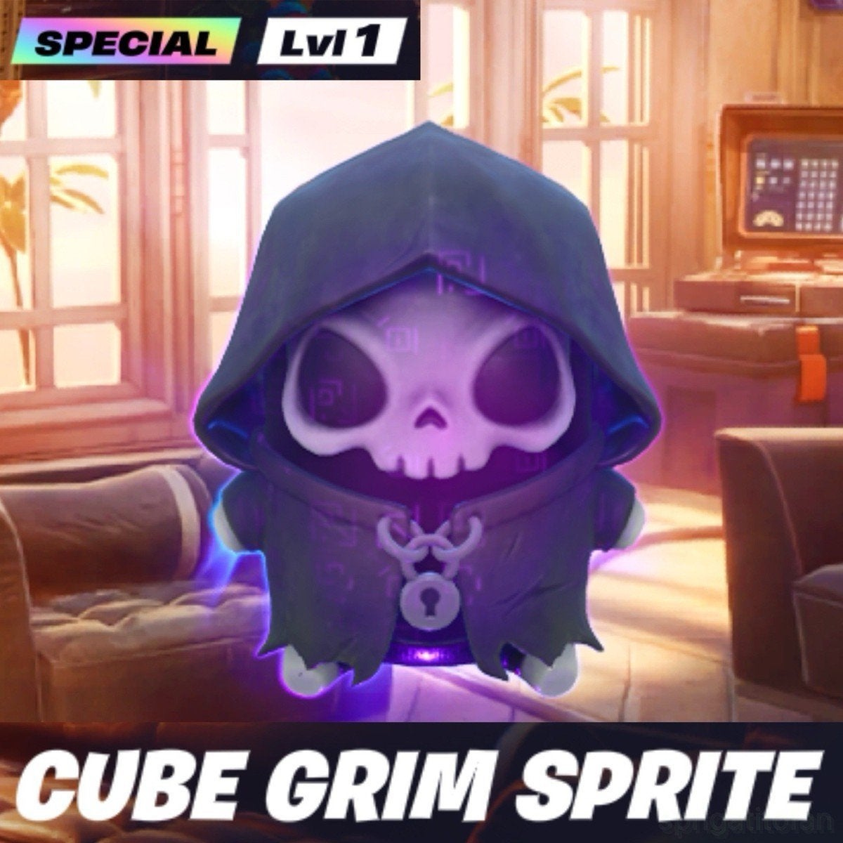 Cube Grim Sprite Fortnite, Neuf, Online, 1 joueur, À partir de 12 ans