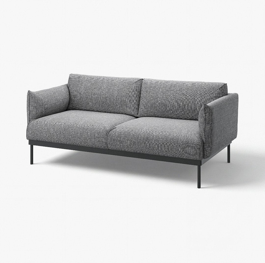Zetel 3-zit | IKEA Äpplaryd donkergrijs met zwart, Ophalen, Gebruikt, Driepersoons, 75 tot 100 cm