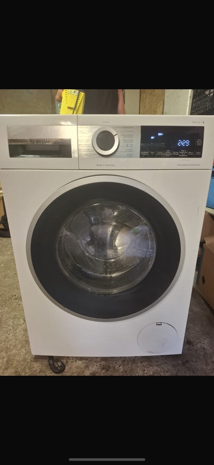 Bosch WGG244M4FG wasmachine 9kg Serie 6, Ophalen, Gebruikt
