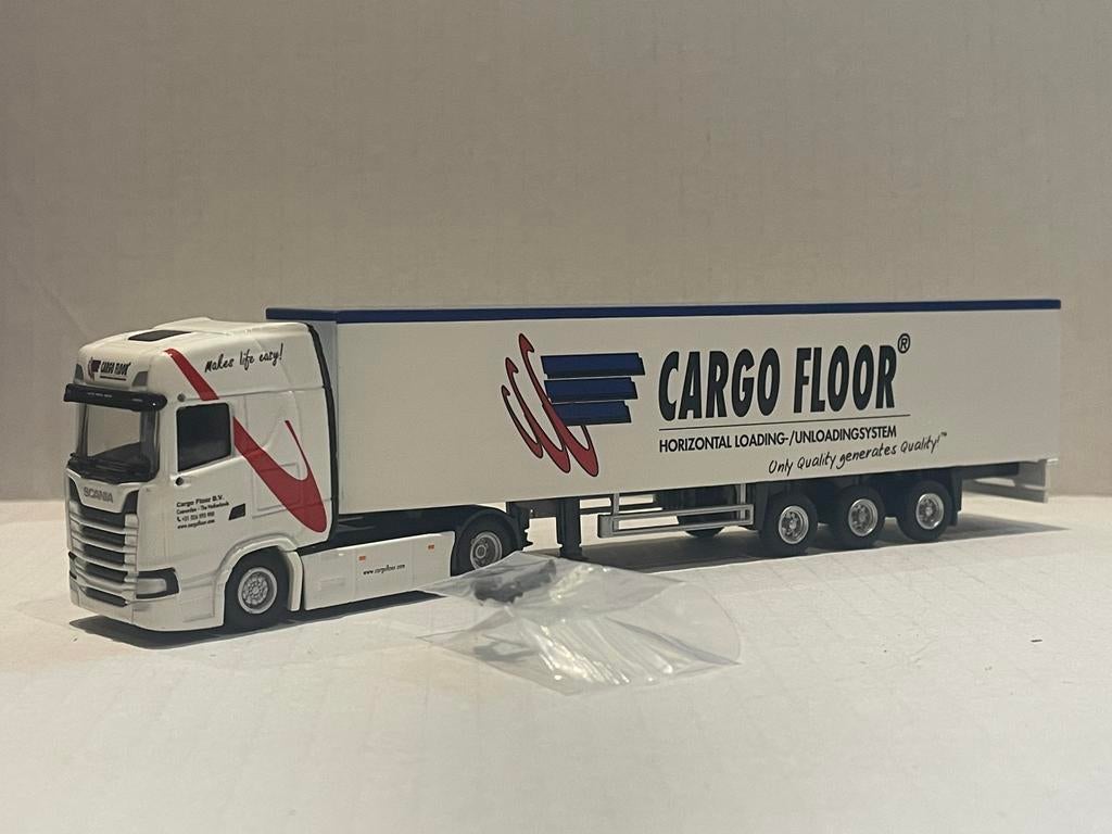 Promotoys 1/87 Scania CS Cargo Floor, Hobby & Loisirs créatifs, Voitures miniatures | 1:87, Enlèvement ou Envoi, Comme neuf, Bus ou Camion
