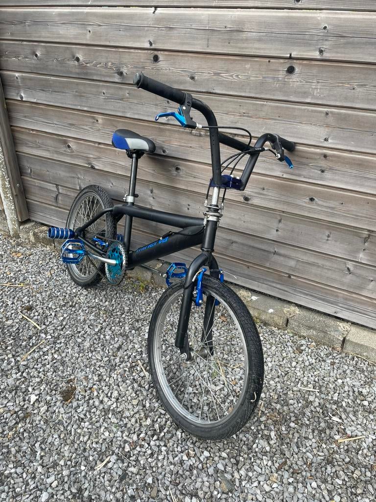 Bmx minerva, Fietsen en Brommers, Ophalen, Velgrem, Aluminium, Voetsteunen