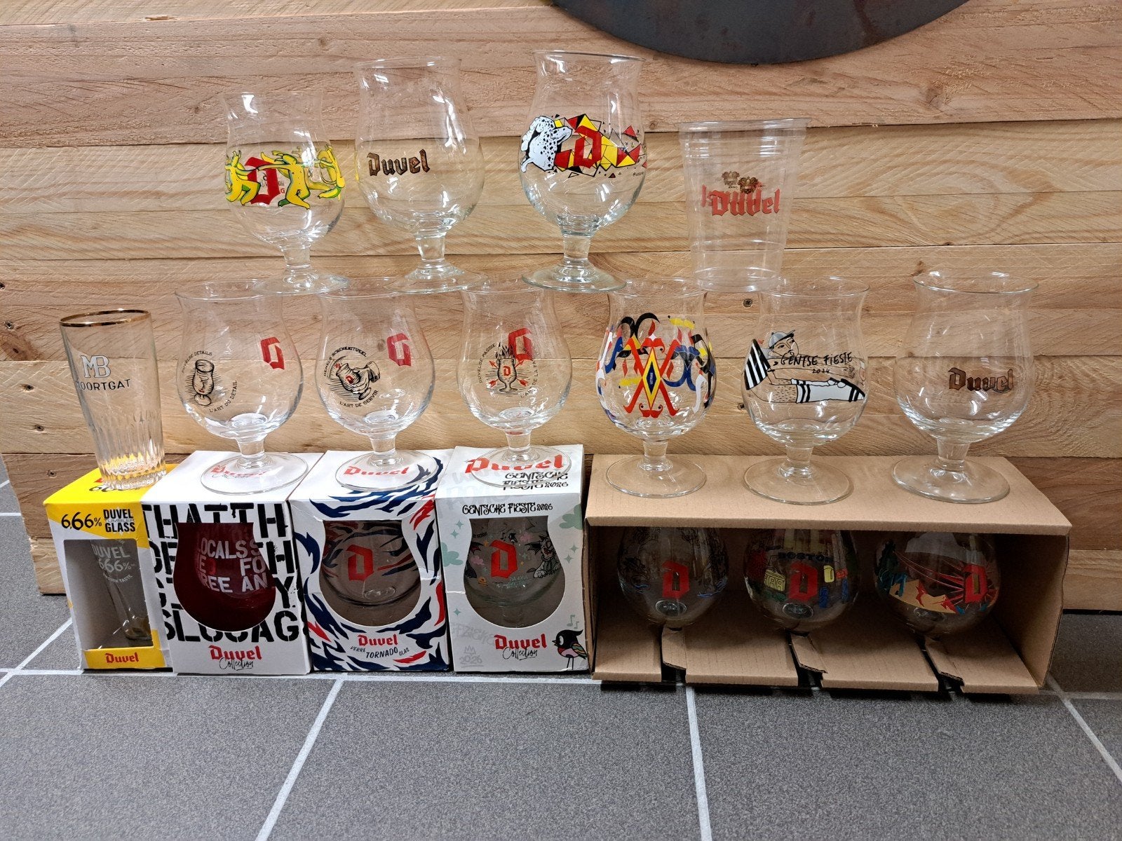 Duvel setje, Verzamelen, Biermerken, Ophalen of Verzenden, Duvel