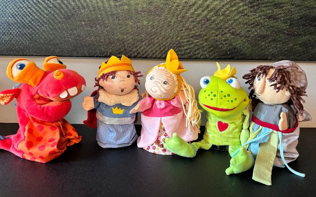 Haba poppenkastpoppen / Handpoppen (5 stuks), Ophalen of Verzenden, Zo goed als nieuw, Overige typen