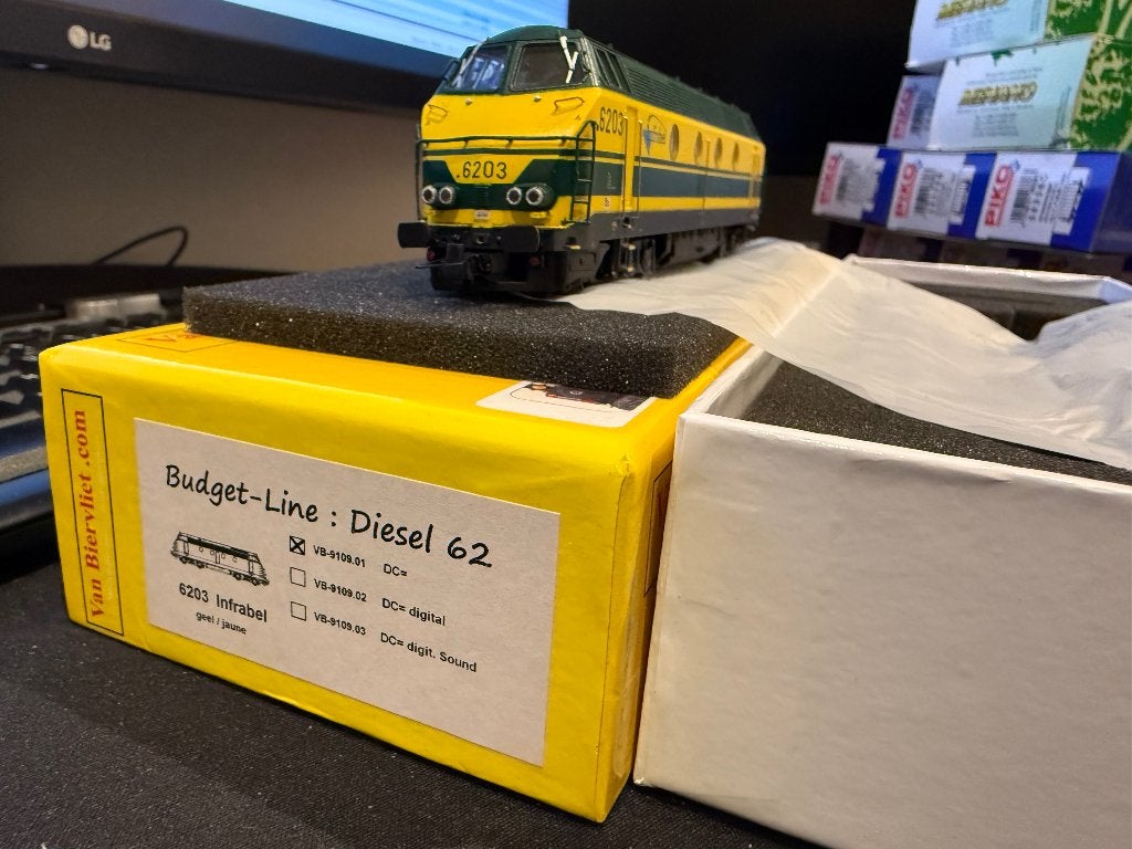Van Biervliet VB-9109 – SNCB/Infrabel 6203 – H0, Envoi, Neuf, Locomotive
