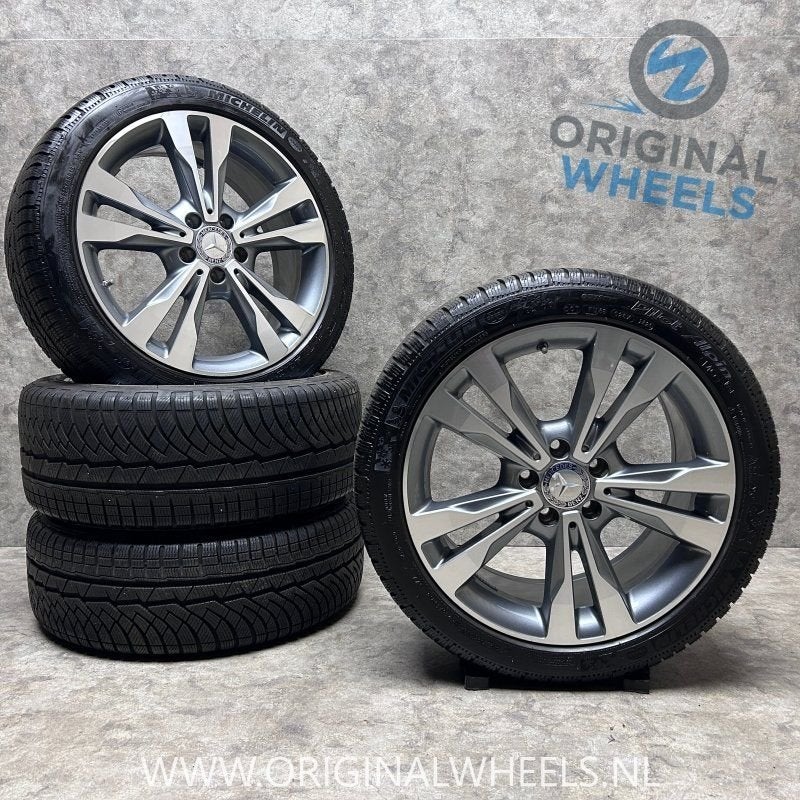 18 inch originele avantgarde velgen + winterbanden Mercedes, Auto-onderdelen, 18 inch, Gebruikt, -, -
