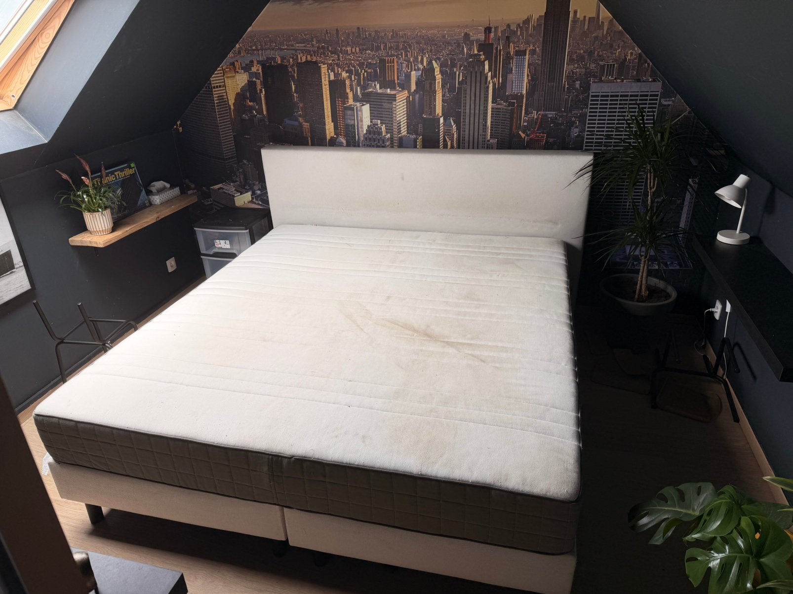 gratis matras, Huis en Inrichting, Slaapkamer | Boxsprings, Ophalen, Zo goed als nieuw