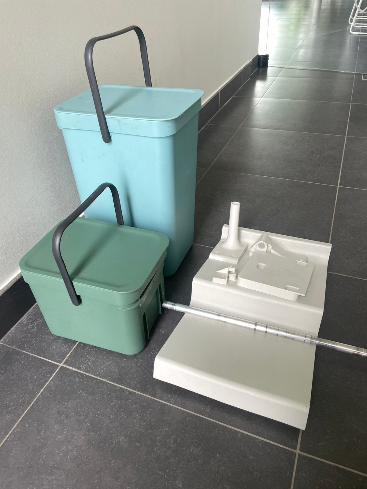 Brabantia inbouw afvalemmer-duo 6 + 12 l., Huis en Inrichting, Ophalen of Verzenden, Brabantia