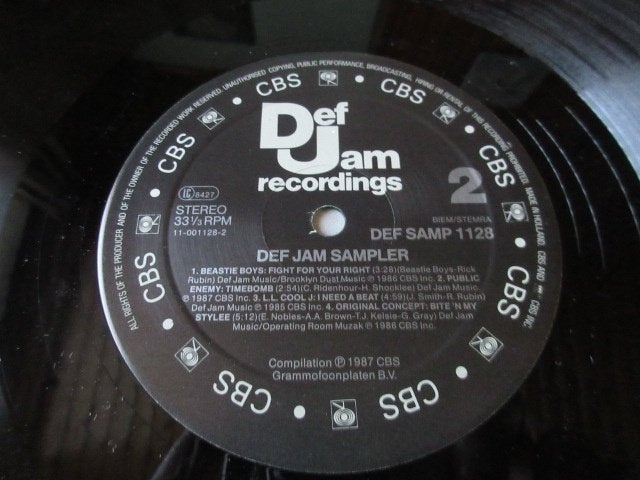 Originele LP Various — Def Jam Sampler, Gebruikt, Verzenden, Originele persing, 1980 - 1989