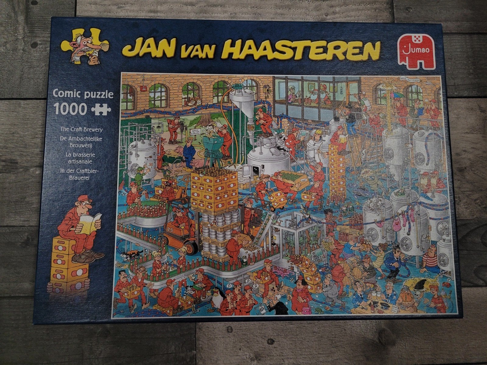 Puzzle 20065/ La brasserie artisanale/ JVH/ 1000pc, Enlèvement ou Envoi, 500 à 1500 pièces, Utilisé, Puzzle
