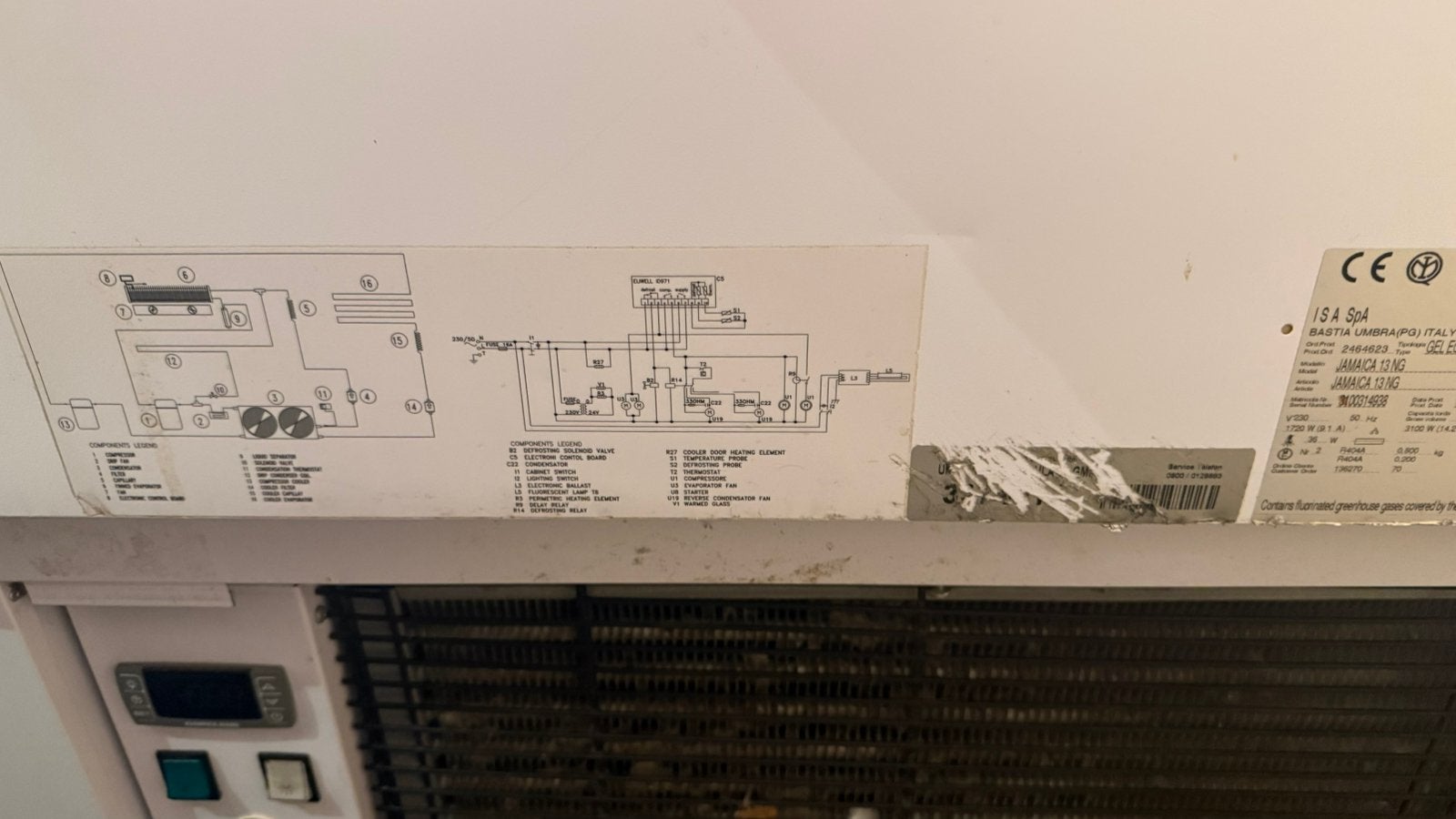 Complete horeca-inventaris voor ijssalon of wafelzaak, Elektronische apparatuur, Ophalen, Gebruikt