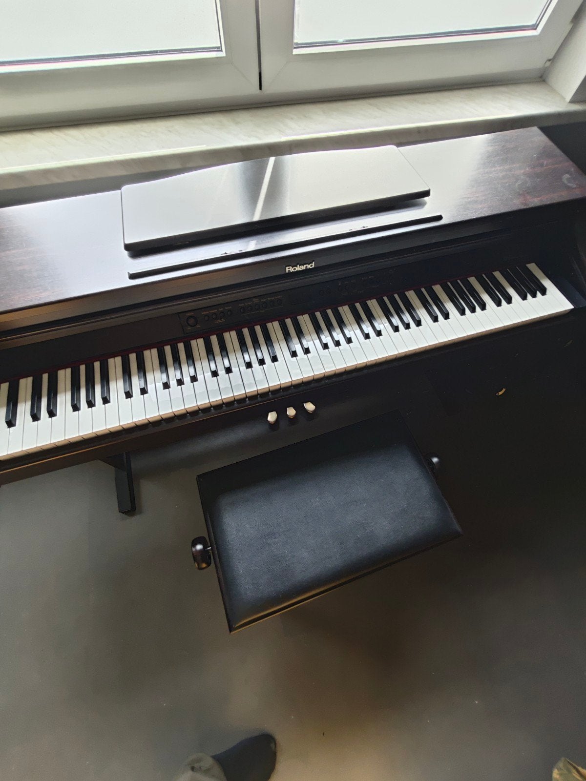 Roland HP-2E, Ophalen, Gebruikt, Bruin, Digitaal