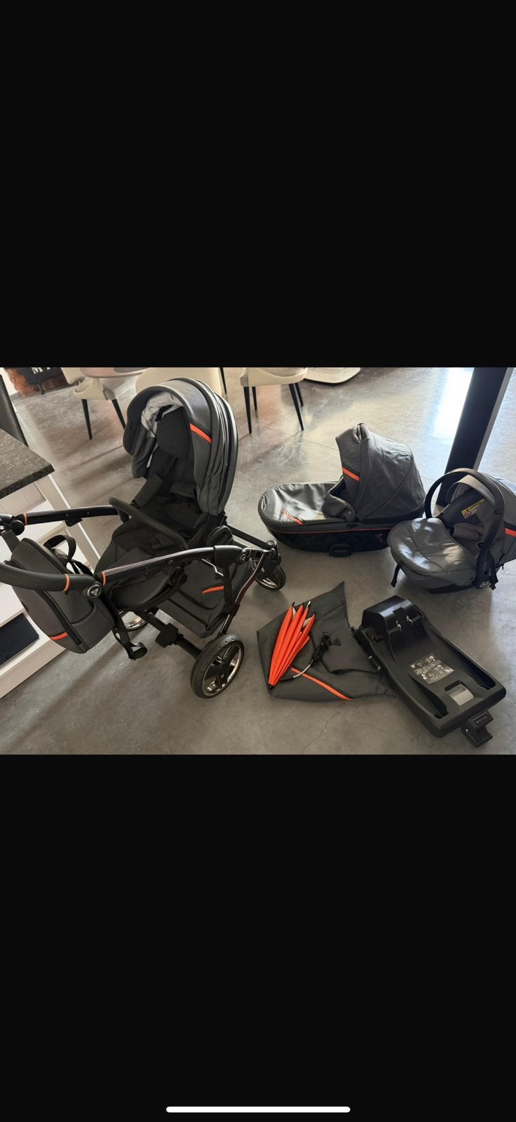 poussette edition limite et tout ses accessoires a vendre, Enlèvement, Neuf