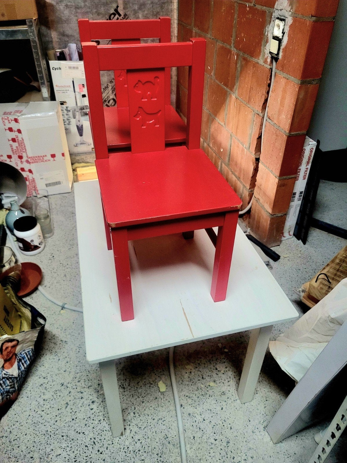 Table pour enfants avec 2 chaises, Enlèvement