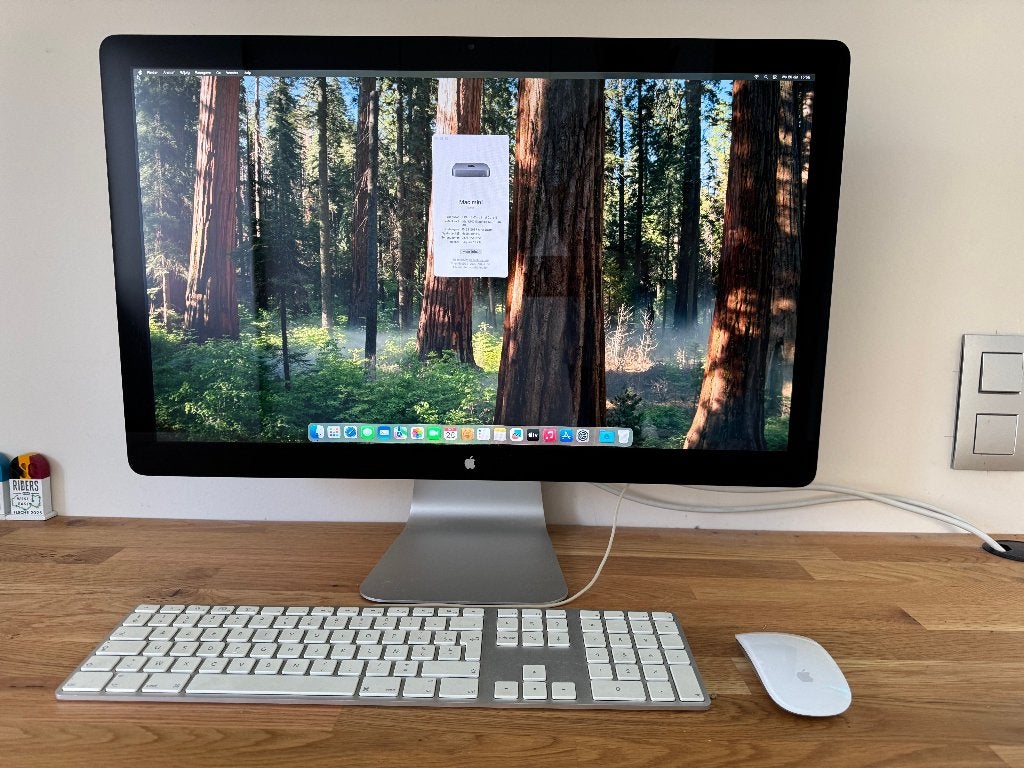 Mac mini 2018 (i5, 16 GB) + Apple Thunderbolt Display 27", Computers en Software, Ophalen, SSD, Mac Mini, 27 inch