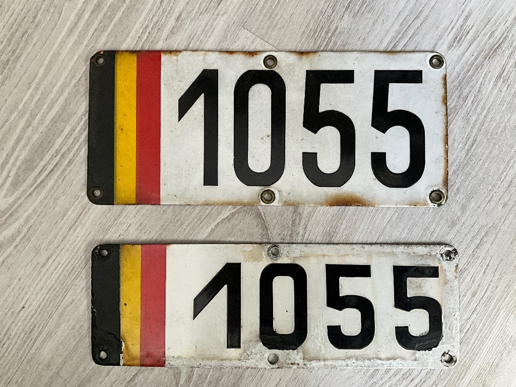 Oude ABL nummerplaat, Ophalen of Verzenden