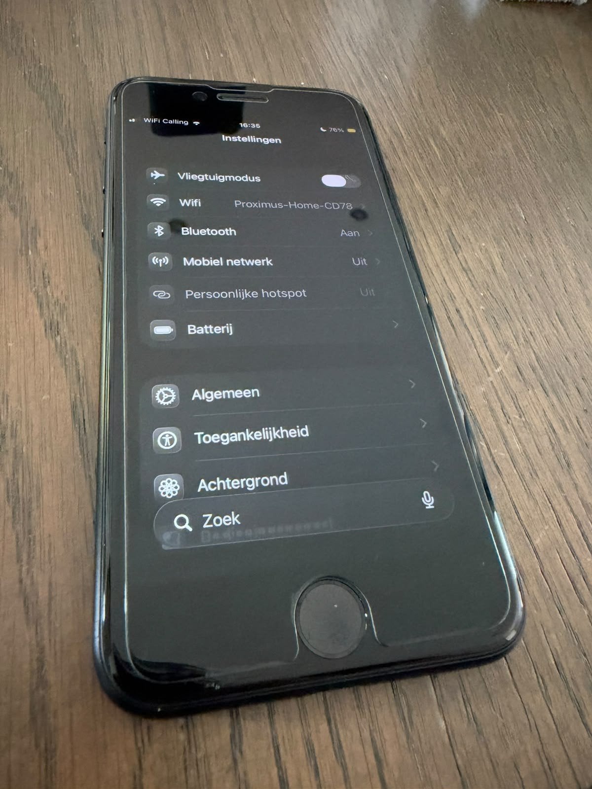 Iphone SE 3de generatie (128 GB), Telecommunicatie, Ophalen, Zwart, 84 %, 128 GB