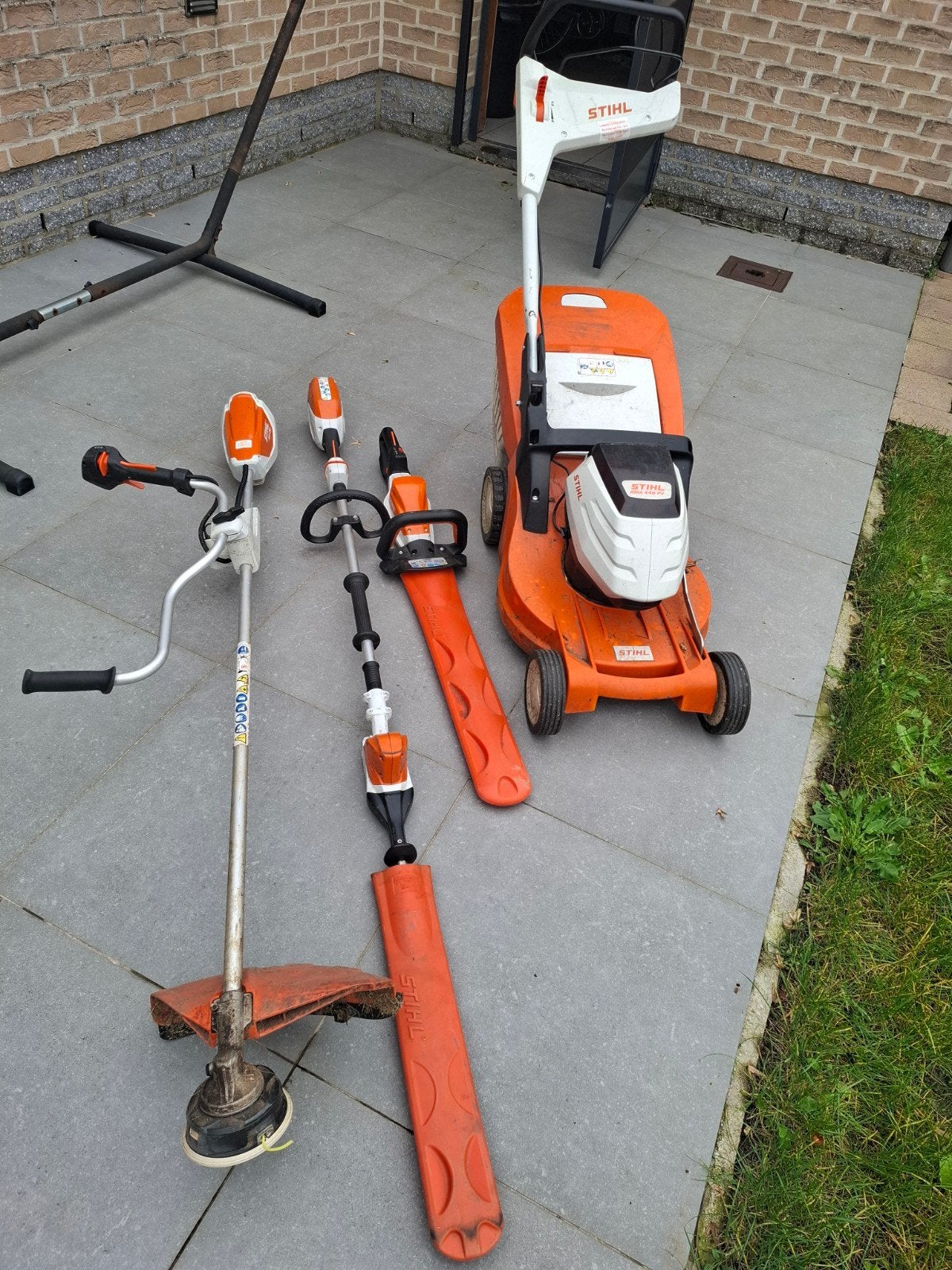 partij defecte stihl ap accu machine, Tuin en Terras, Ophalen, Accu
