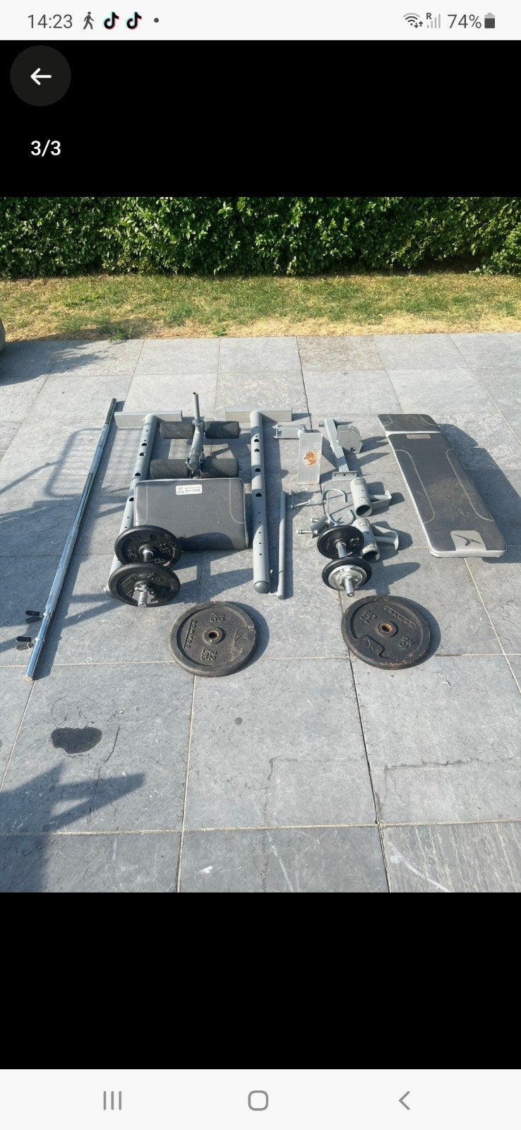 benchpress domyos, Sport en Fitness, Ophalen