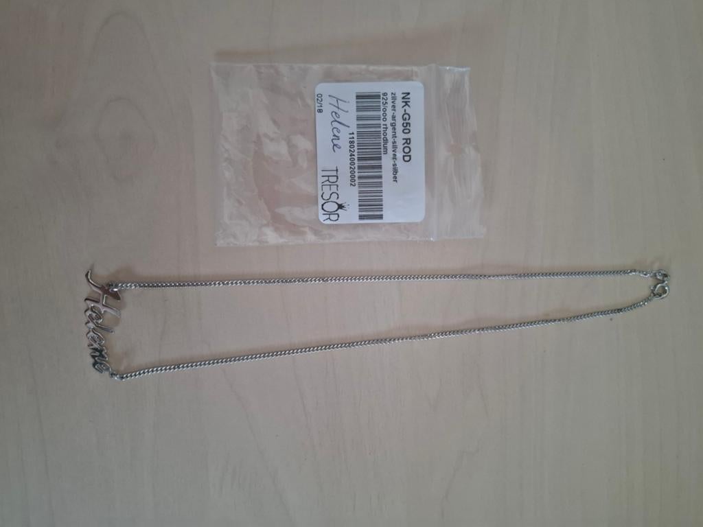 Halsketting Naam Helene, Ophalen, Zilver, Zilver