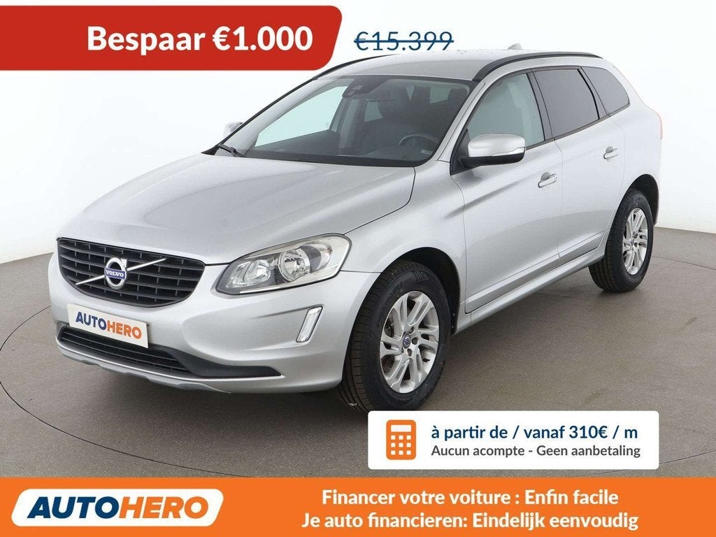 Volvo XC60 2.0 D3 Kinetic 2WD (année de construction 2016), Autos, Volvo, Cuir, Argent ou Gris, Achat, 110 kW