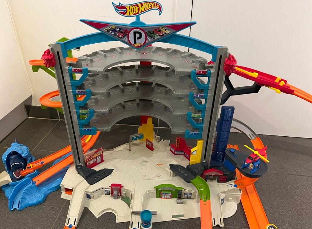 Le garage ultime de Hot Wheels, Comme neuf, Enlèvement, Circuit, Hot Wheels