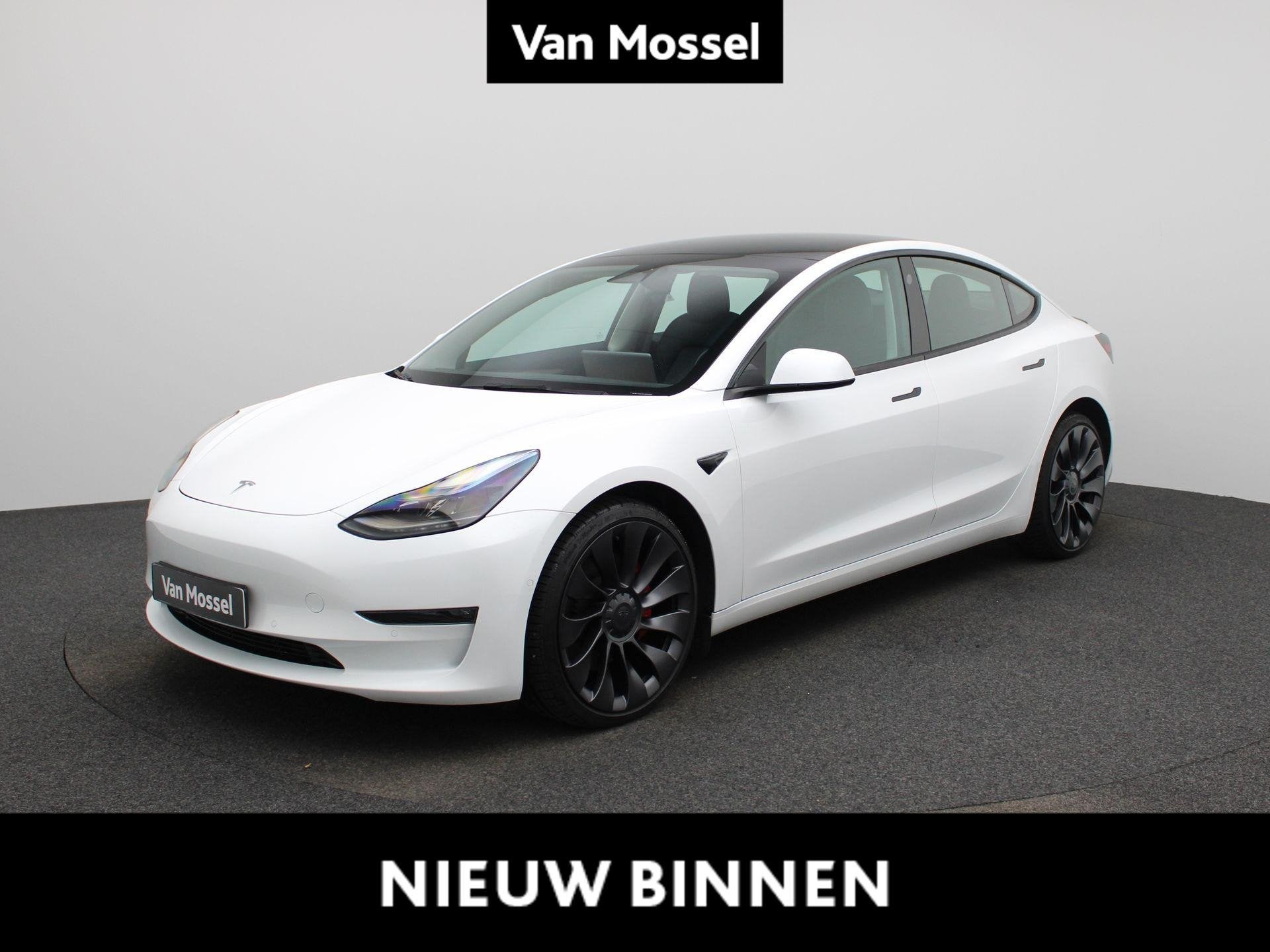 TESLA Model 3 Performance - 78 kWh AWD, Auto's, Automaat, Stof, Gebruikt, 36 min
