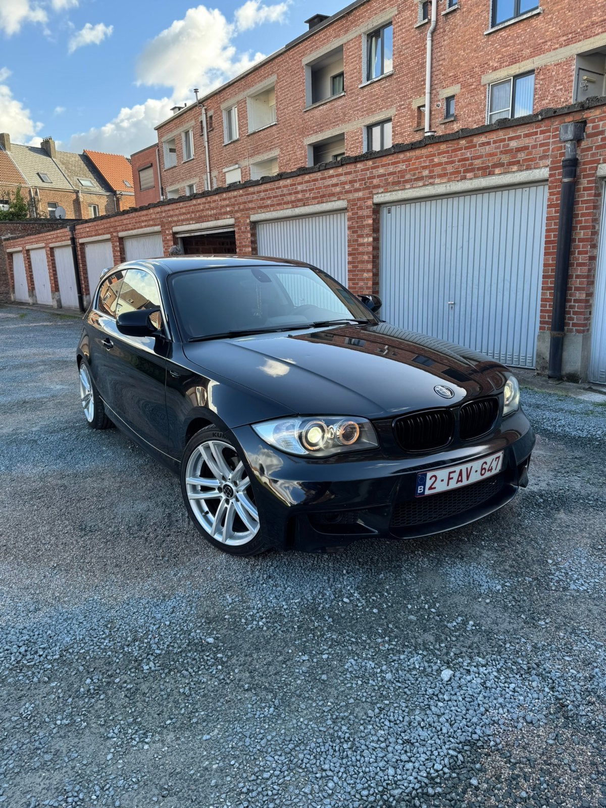 BMW 1-SERIE 2.0 BENZINE M-PAKKET – FULL OPTION, Auto's, Beige, Beige, Leder, Handgeschakeld