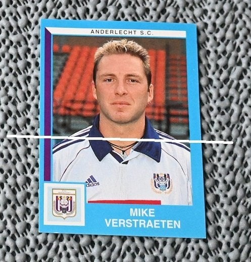Panini Football 2000 RSC Anderlecht Mike Verstraeten, Verzamelen, Verzenden, Zo goed als nieuw, Poster, Plaatje of Sticker