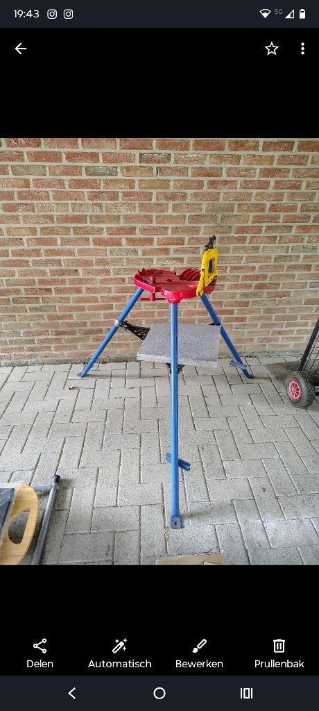 RIDGID 40-A TRISTAND Pionierwerkbank met Buizenklem, Doe-het-zelf en Bouw, Ophalen, Zo goed als nieuw