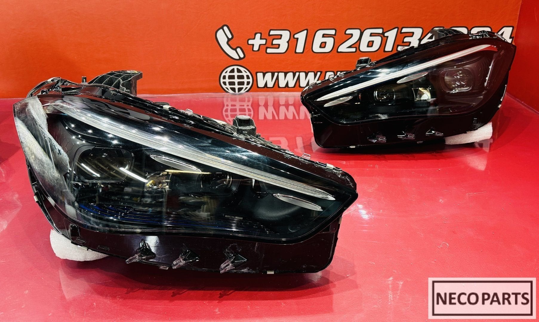 MERCEDES CLE W236 C236 DIGITAL LED KOPLAMPEN ORIGINEEL, Utilisé, -, -, Enlèvement ou Envoi