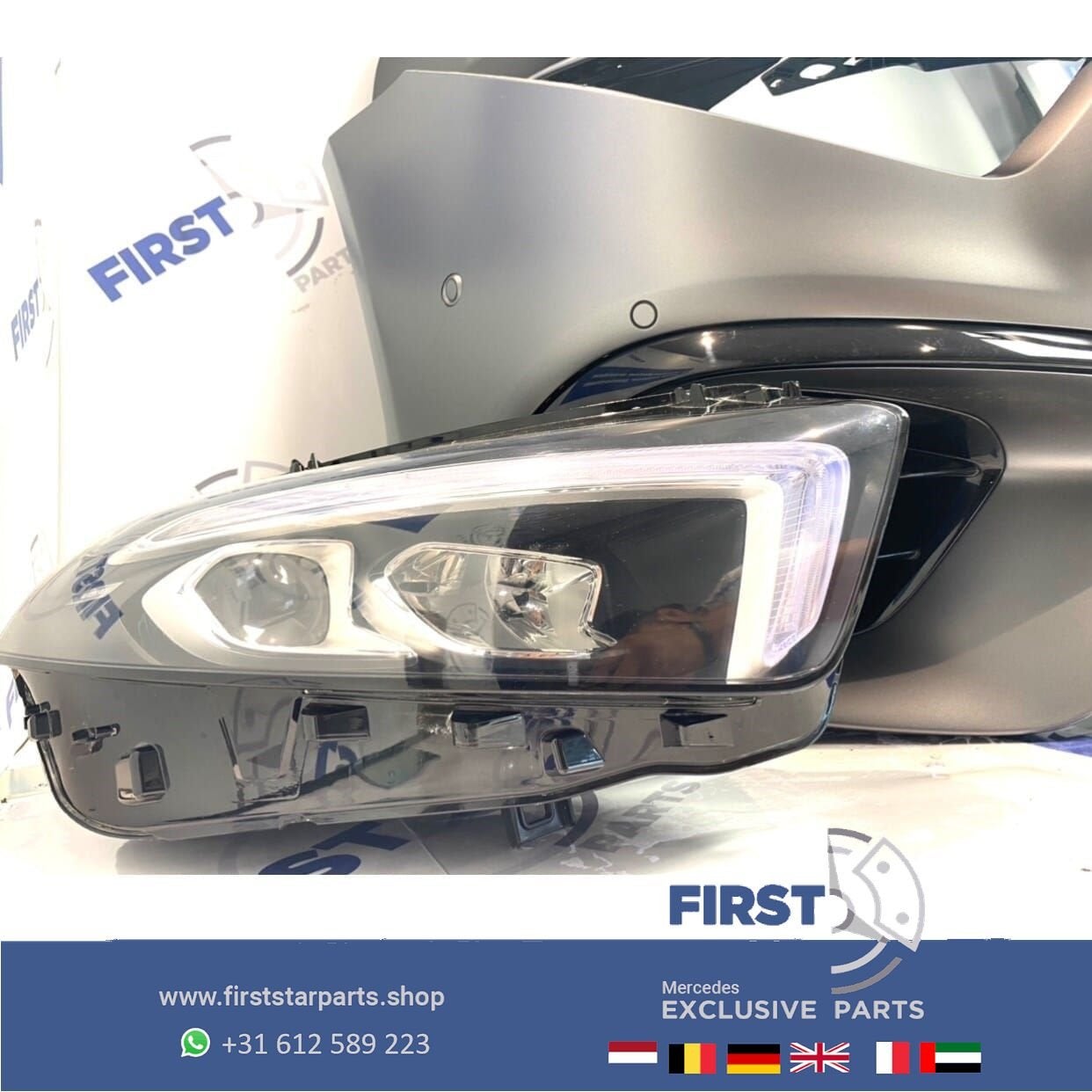 W177 V177 A45S A45 A KLASSE AMG VOORKOP GT 2018-2022 GRIJS M, Utilisé, -, Avant, -