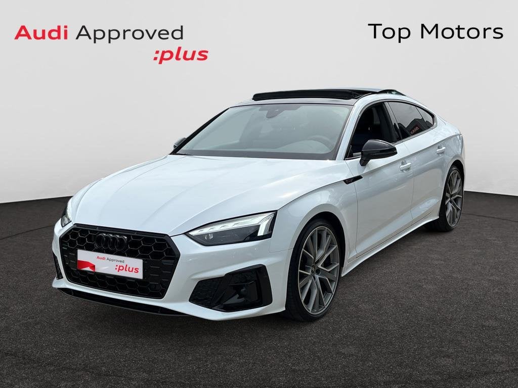 Audi A5 Sportback ALCANTARA*PANODAK*AUTOMAAT*204PK*CARPLAY*G, Auto's, Audi, Automaat, Lederen bekleding, Wit, Diesel