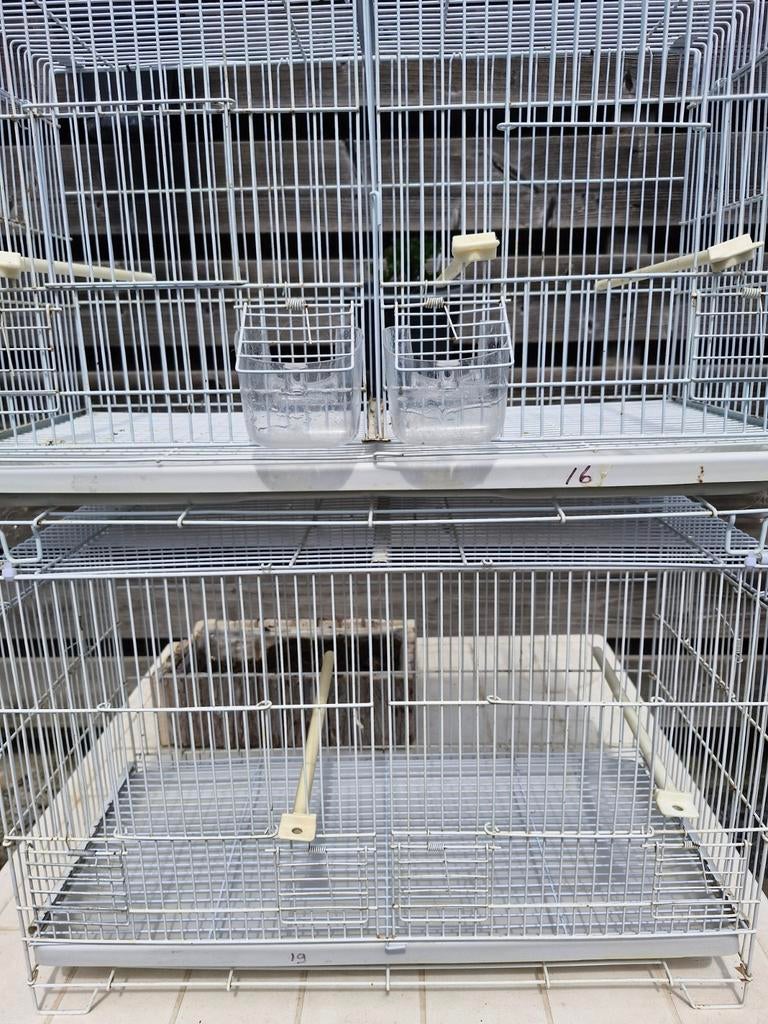 18 draadkooien 60 x40x26, Dieren en Toebehoren, Vogels | Hokken en Kooien, Gebruikt, Broedkooi of Kweekkooi, Hout, Ophalen