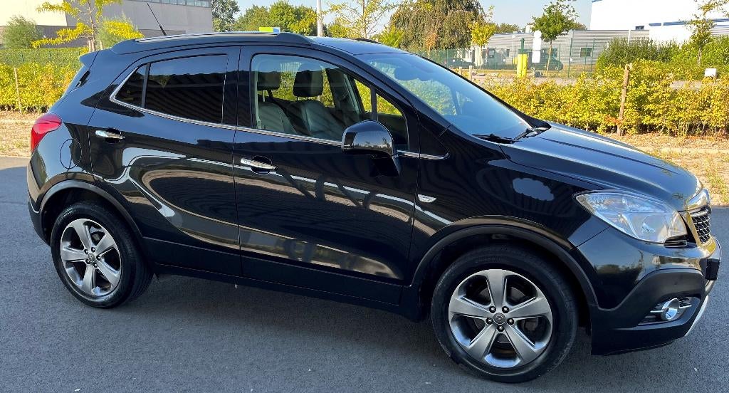 Opel MokkaX* 4x4_FULL OPT  51.000km 1ere main CAR-PASS, Auto's, Opel, Euro 5, Zwart, Leder, Particulier